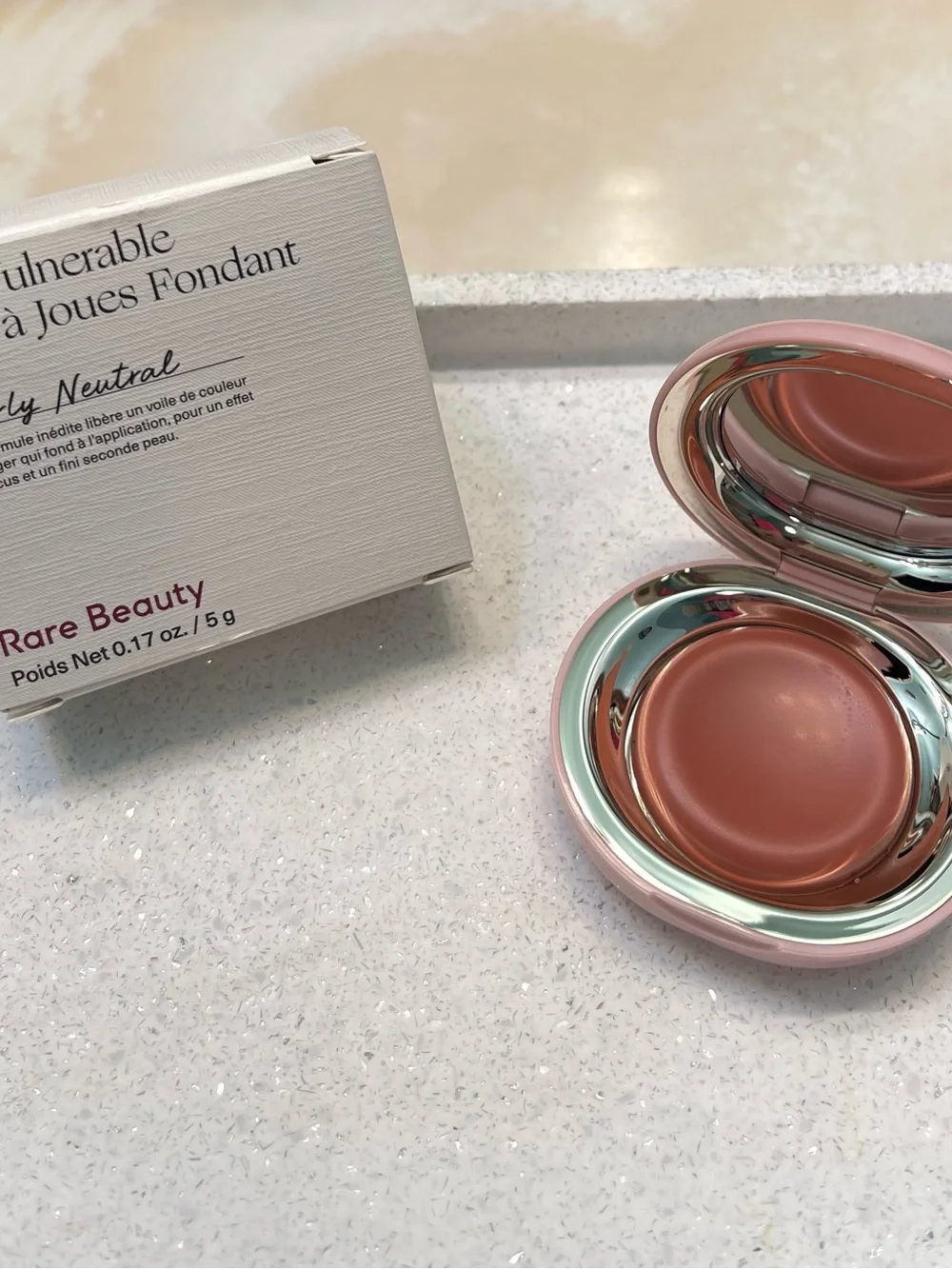 Rare Beauty ~ ‘NEARLY NEUTRAL’ ~ Stay Vulnerable Melting Blush ~ Full Size 5 g
